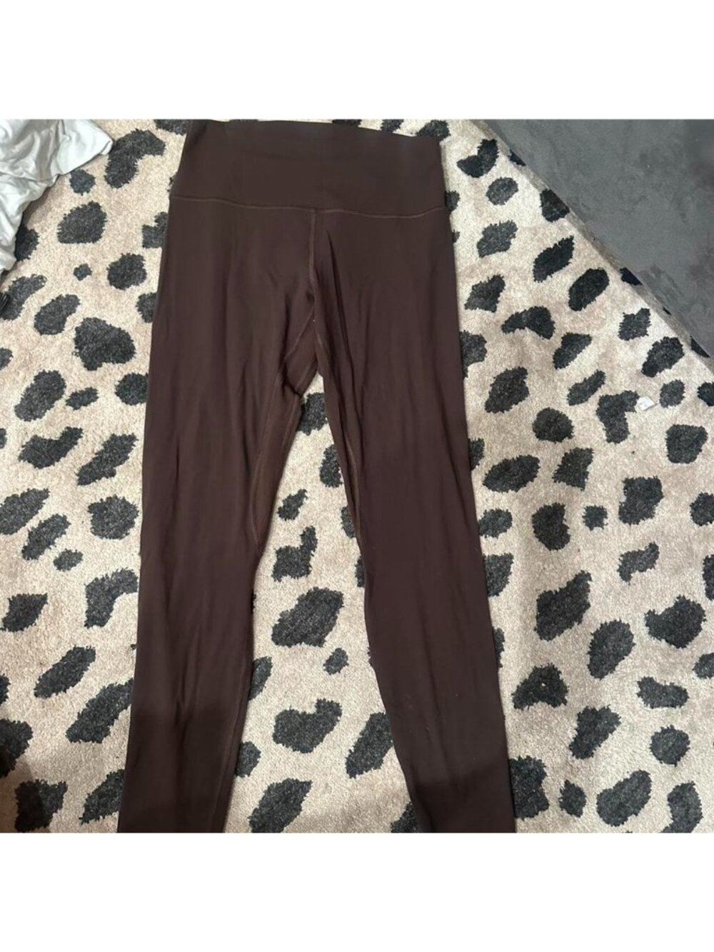 Brown Lululemon High Waisted Leggings With